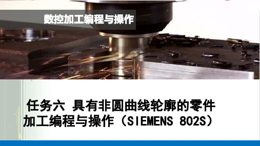 任务6 具有非圆曲线轮廓的零件加工编程与操作(SIEMENS 802S)