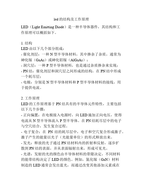 led的结构及工作原理