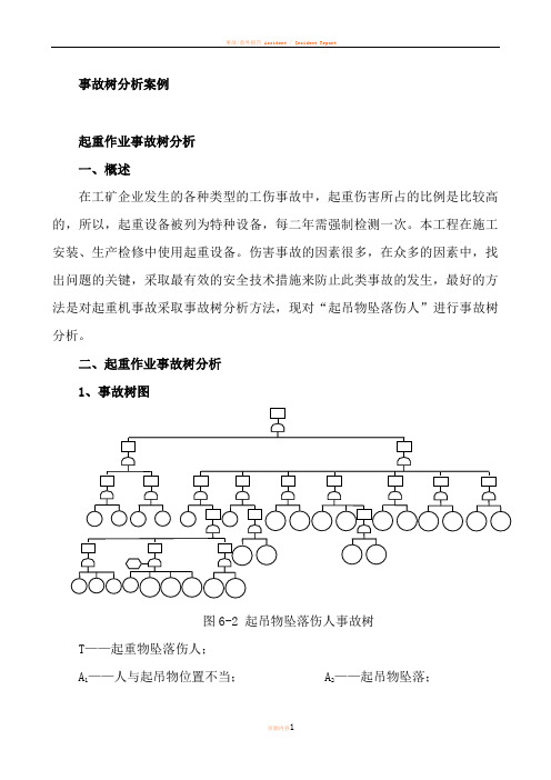 事故树分析范例