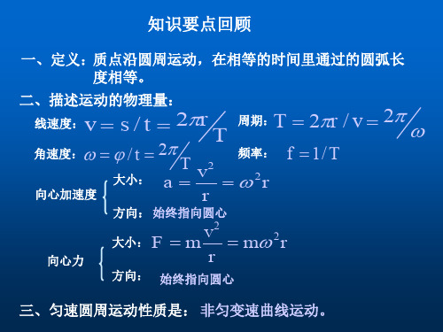 竖直面内的匀速圆周运动