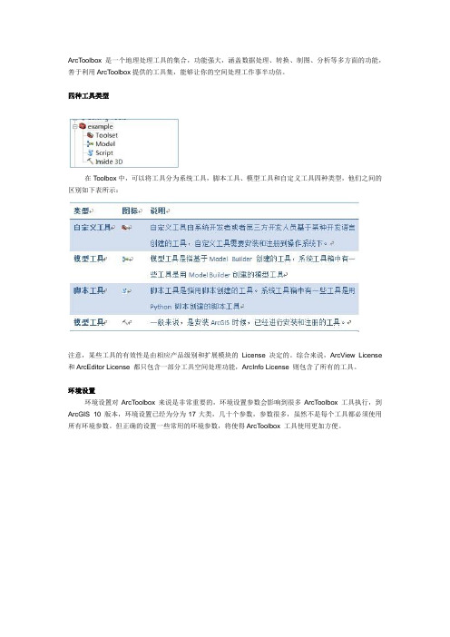 ArcToolbox 详解(1)