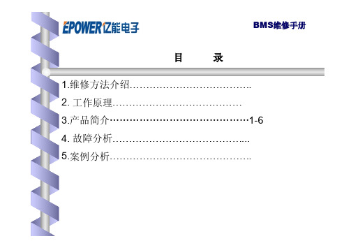 BMS维修手册1