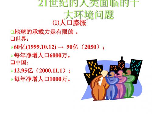 高二化学保护生存环境1(教学课件201908)