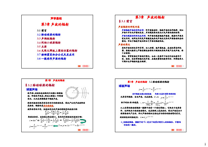 声学基础3_辐射