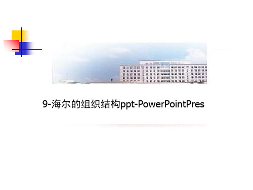 9-海尔的组织结构ppt-PowerPointPres