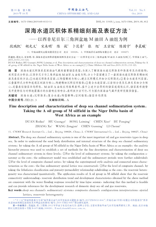 深海水道沉积体系精细刻画及表征方法——以西非尼日尔三角洲盆地