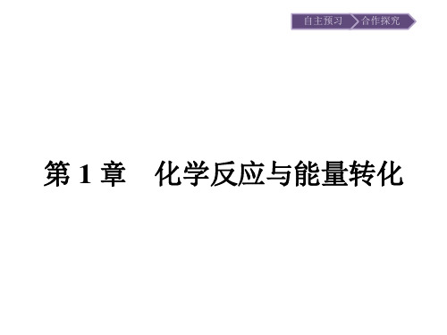 【南方新课堂】2015-2016学年高二化学鲁教版选修4课件:1.1.1化学反应的反应热 化学反应的