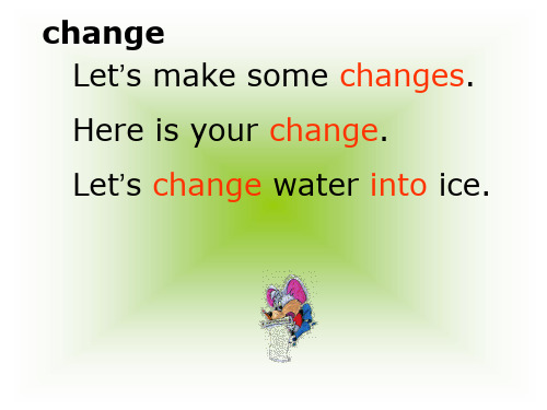 英语:Module 2《Change》Unit 1课件(1)(牛津上海版七年级上)(PPT)5-2