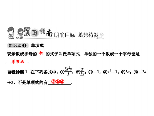 七上数学(人教版)课件-单项式