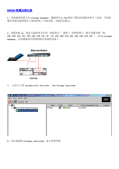 ds5020存储划分配置