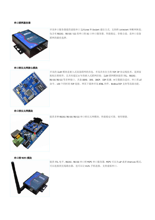 串口转以太网核心模块