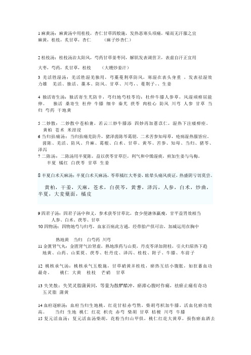 推拿方剂,放歌
