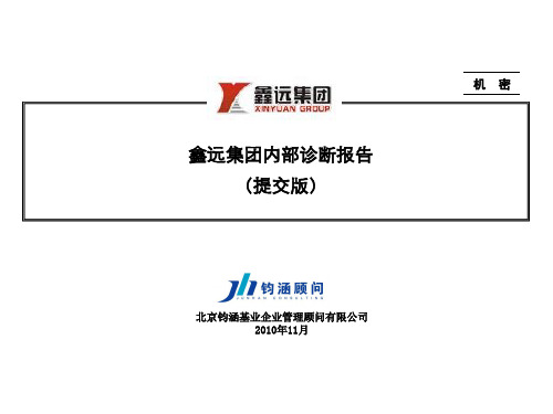 某集团内部诊断报告PPT课件