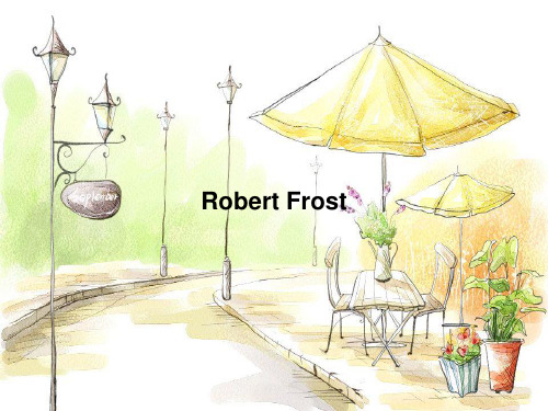 Robert Frost 罗伯特 弗罗斯特