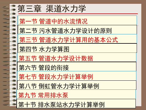 渠道水力学基础知识.pptx