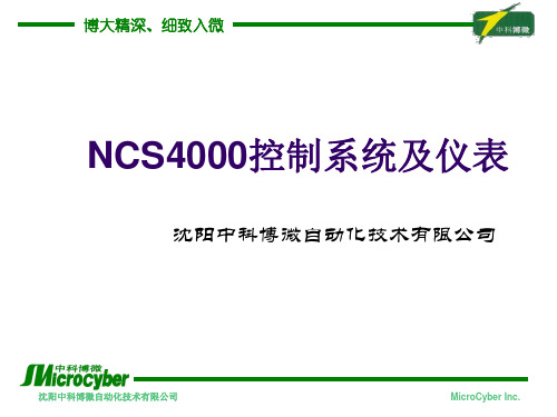 NCS4000控制系统及仪表