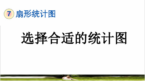 人教版六年级数学上册第七单元《选择合适的统计图》课件