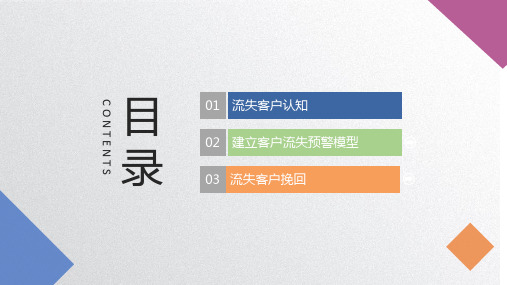 项目三数字化留存营销3.4流失客户挽回数字互动营销高等教育精品课件无师自通从零开始.pptx