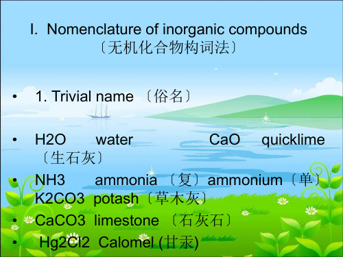 化合物英文命名规则PPT课件