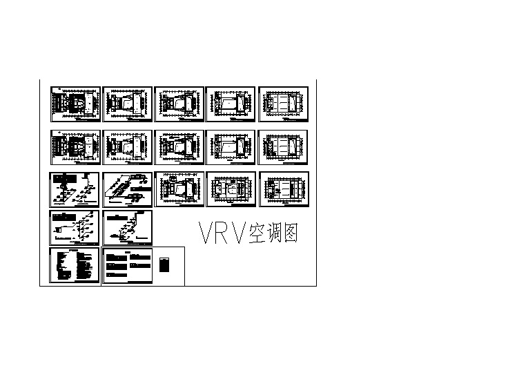 北京某剧院全套空调cad施工图纸