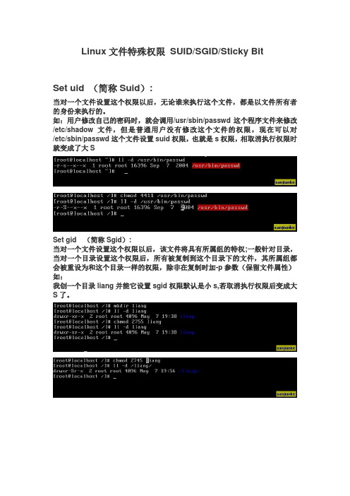 linux特殊权限