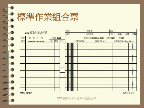 标准作业_7_标准作业组合票