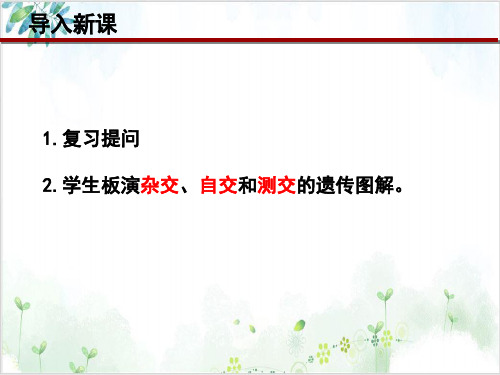 [人教版]《孟德尔的豌豆杂交实验(二)》完美课件2