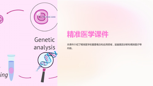 《精准医学课件》,包括基因诊断、精准医疗等内容