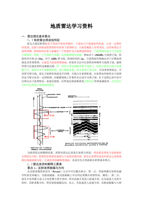 地质雷达培训