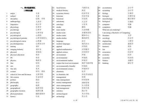 王陆807听力词汇第二版·精心排版·打印版