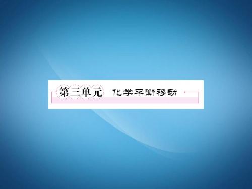 高中化学高一化学PPT课件化学平衡移动