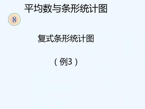 2016春四年级数学下册 8.3《复式条形统计图》(例3)课件 (新版)新人教版