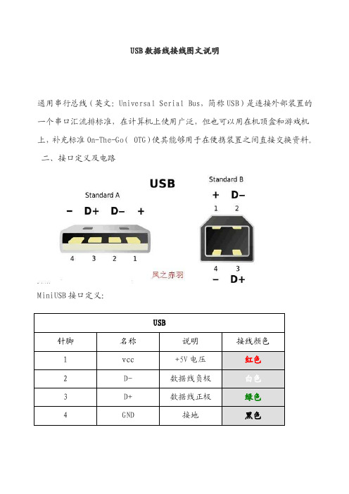 USB接线图（USB数据线接线图文说明）