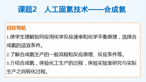 课题2人工固氮技术──合成氨