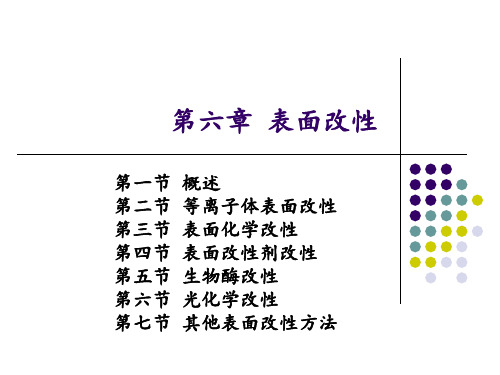 第十一讲 表面改性汇总