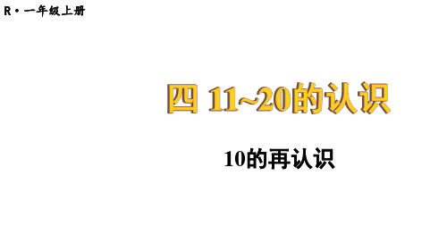 4.1 10的再认识(课件)(共13张PPT)人教一年级数学上册