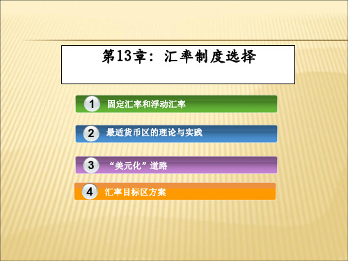 国际金融第11章汇率制度选择PPT资料39页