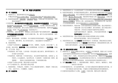 保险代理人从业资格考试提纲