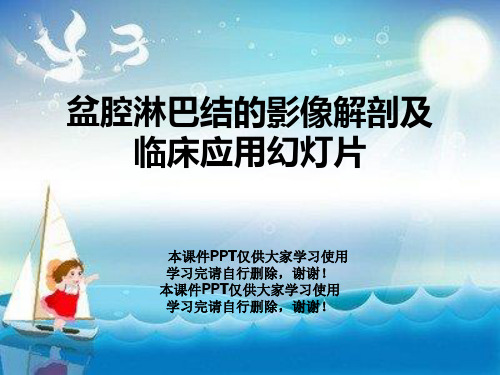 盆腔淋巴结的影像解剖及临床应用幻灯片