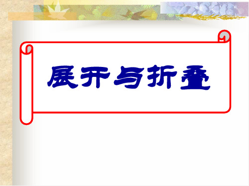 【小学课件】《展开与折叠》丰富的图形世界优质PPT课件3