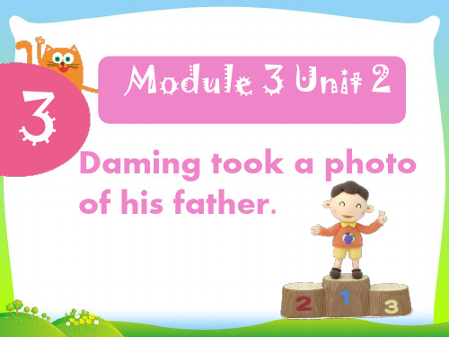 新外研版五年级英语上册Module 3 Unit 2 Daming took a photo of his father 课件.ppt