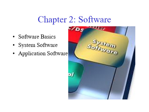 Chapter 2 Software 计算机系统概论(双语课件)专业英语课件