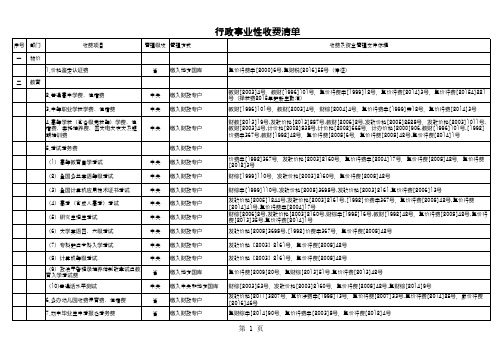 2017年河北省缴费清单