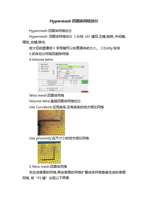 Hypermesh四面体网格划分