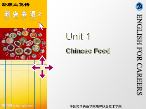 酒店英语2_1 Chinese Food