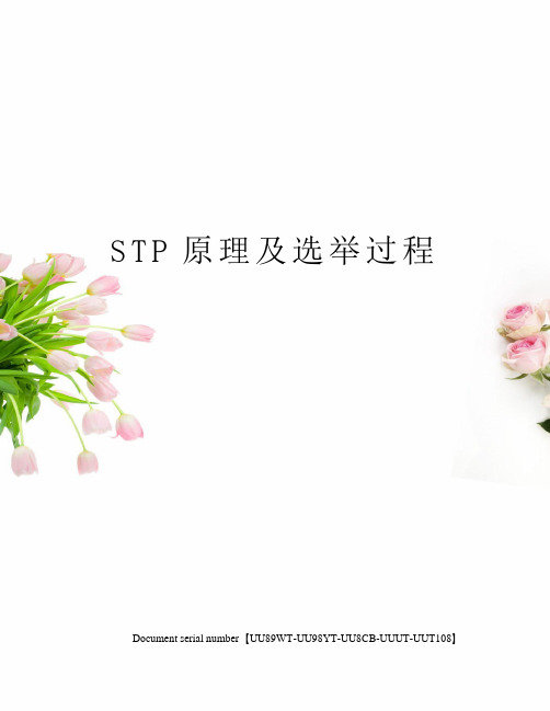 STP原理及选举过程