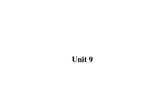 2021年湖北黄石英语中考知识点过关  人教七年级上册    Unit 9课件