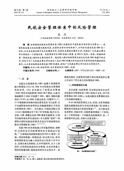 民航安全管理体系中的风险管理