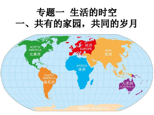 1.1共有的家园,共同的岁月