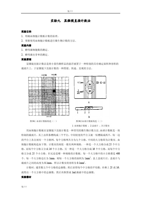 显微镜直接计数法